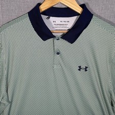 Under Armour Shirt Mens XL Geometric Polo Golf Athletic The Performance Polo