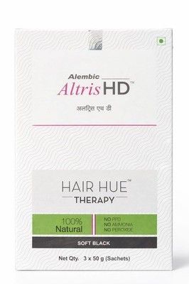 Alembic AltrisHD Hair Hue Therapy 100% Natural Hair Colour No PPD/Ammonia 3x50g