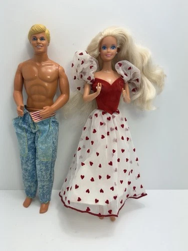 Barbie Doll  LOVING YOU HEARTS Vintage 1983 Outfit 80s Superstar Valentine’s Day