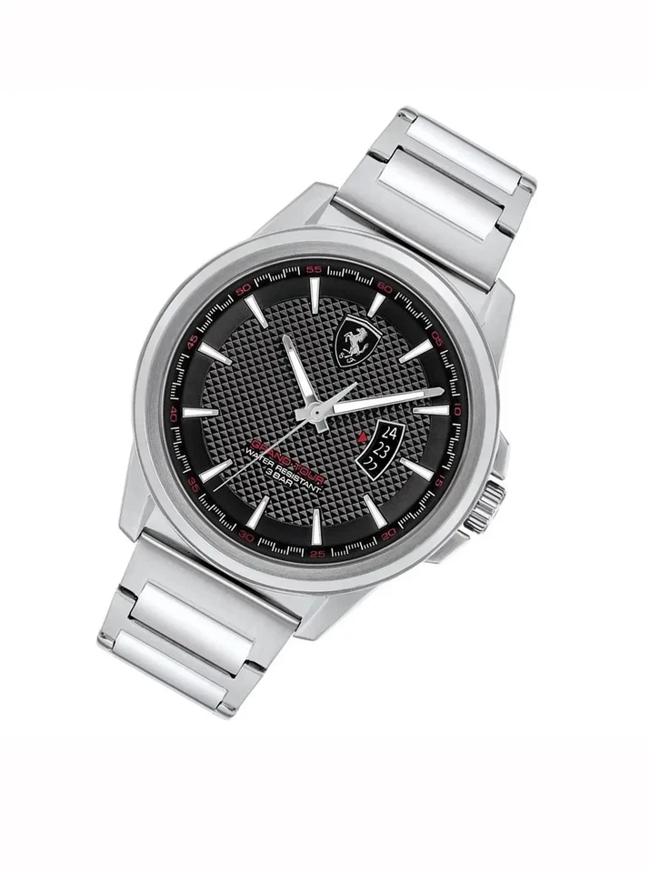 Scuderia Ferrari Grand Tour Stainless Steel Black Dial Men's Watch | RRP $599 - image 3 of 4