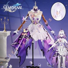 Honkai Star Rail Castorice Cosplay Costume Wig Dress for Women