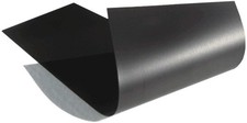 Thin Flexible Magnetic Material Sheet 4 x 12-inch .020 in. thick Black...
