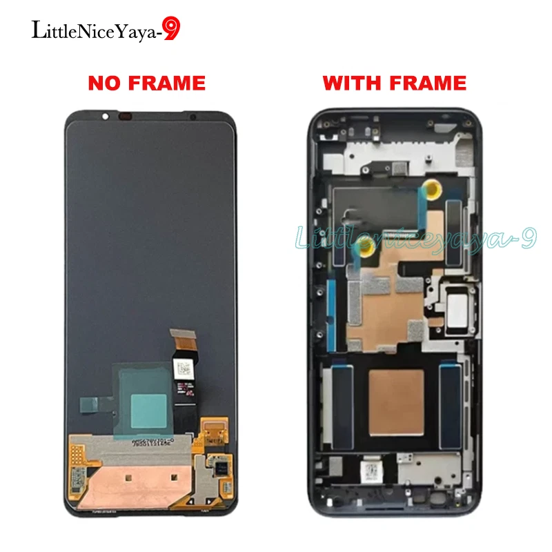 Marco digitalizador pantalla táctil pantalla LCD para teléfono ASUS ROG 6 / ASUS ROG 6 Pro Foto 2 de 4