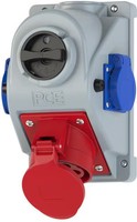 PCE Cee-Wandsteckdose Combo-Pol, 32A, 5P, 6H, IP44 (96062552)