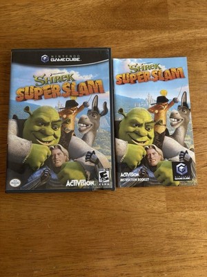 Shrek Super Slam Case & Manual For Nintendo Gamecube (No Game Disc) Authentic