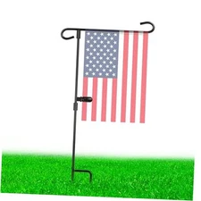  Garden Flag Stand,2x8 Garden Flag Holder Pole,Premium Metal Powder-Coated 1