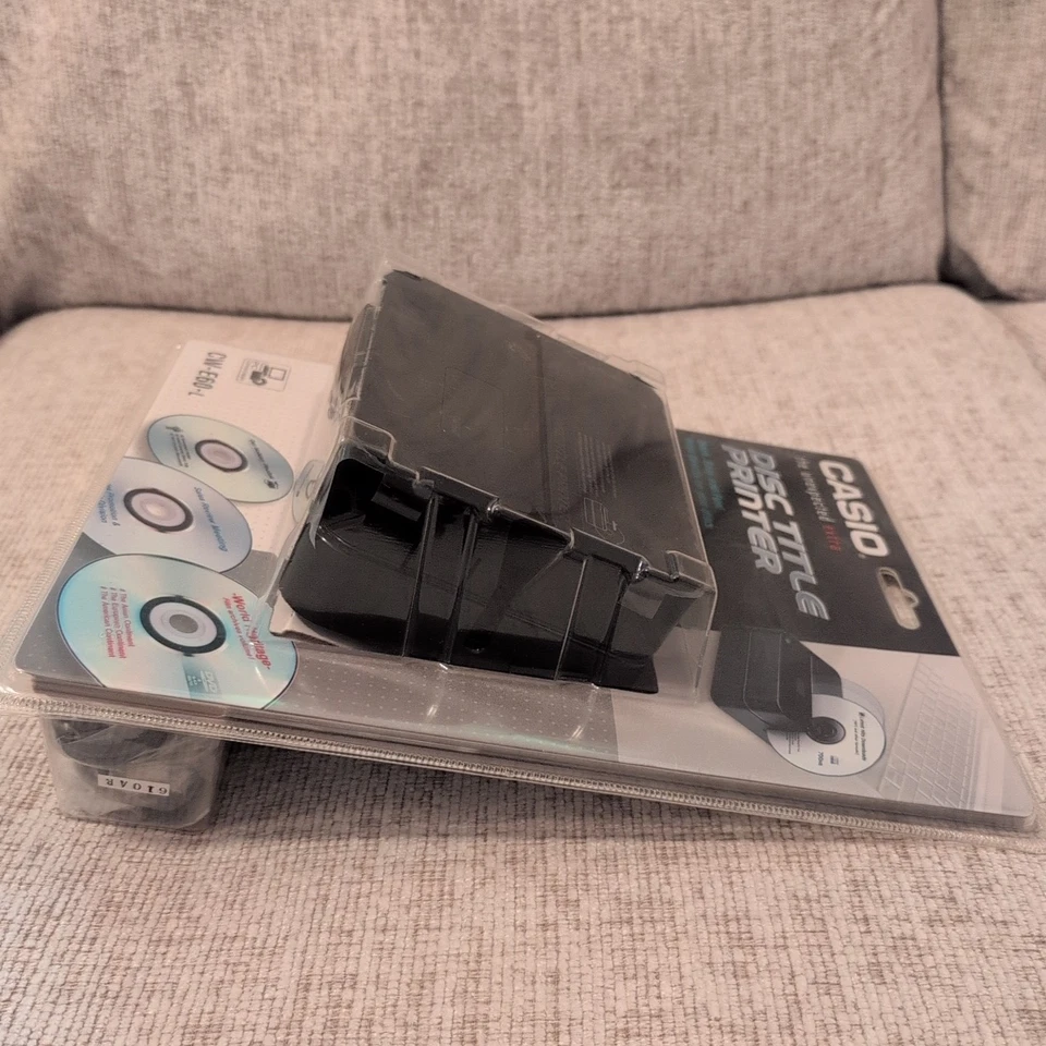 NEW Casio The Unexpected Extra Disc Title Printer Thermal for CD DVD CW-E60-L - Image 4 of 4