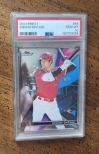 2021 Topps Finest Shohei Ohtani #54 PSA 10 GEM MINT Angels MVP Season