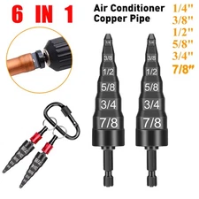 6-in-1 HVAC Repair Tool Copper Pipe Flaring & Swaging Kit 1/4" to 7/8" Sizes~