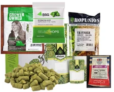 MYSTERY HOPS GRAB BAG HOP PELLETS 8oz SAMPLER of at least 4 Different Varieties