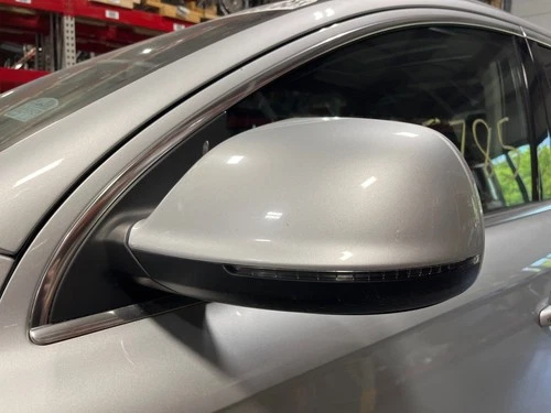 2015 Audi Q7 Door Mirror Driver Left Power Blind Spot Silver Metallic PCLX7W OEM