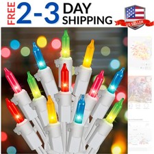 2PACK 50Count Easter String Lights,Christmas Lights Plug in,13FT Incandescent...