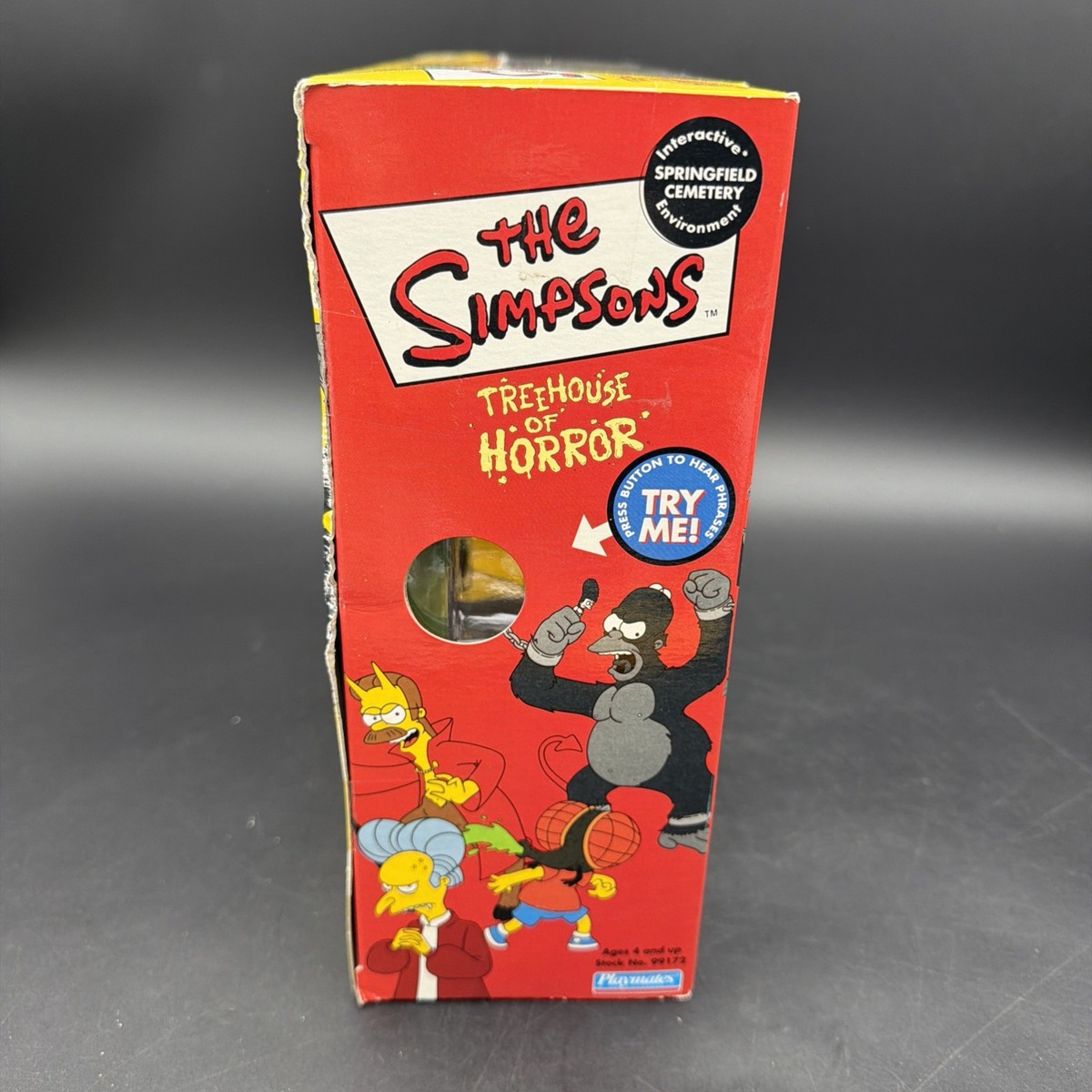 Playmates Toys Springfield Cemetery - Treehouse of Horror - Ned