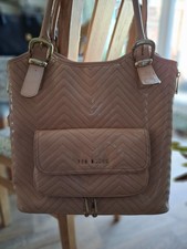 Borsa Ted Baker Chevron trapuntata in vernice - rosa