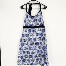 T by Talbots Blue Floral Athletic Halter Dress Size XL