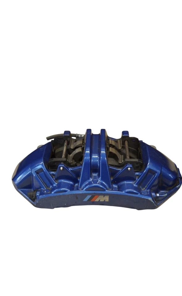 BMW F90 M5 2018-2023 par de pinzas de freno delanteras izquierda y derecha azul OEM Foto 2 de 4