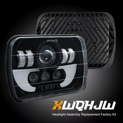 For Chevy Express Cargo Van 1500 2500 3500 7Inch 7x6 5x7 Headlights Hi/Lo DRL