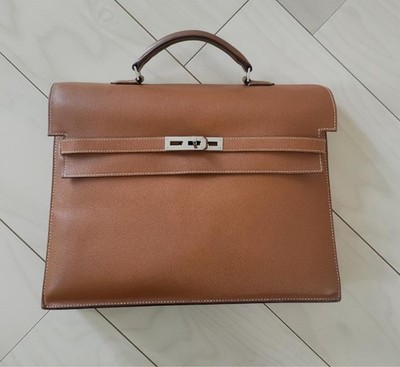 Hermes Kelly Depeche 34 Couchevel Business Bag | eBay