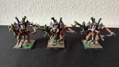 Warhammer 40k 3x Tyranids Swarm Tyrant / Hive Tyrants 2nd Edition OOP - Painted
