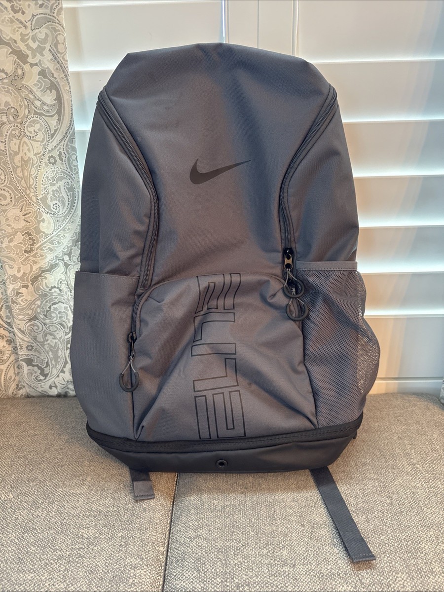 See Photos: Nike Varsity Elite Iron Grey/Black Backpack (32L
