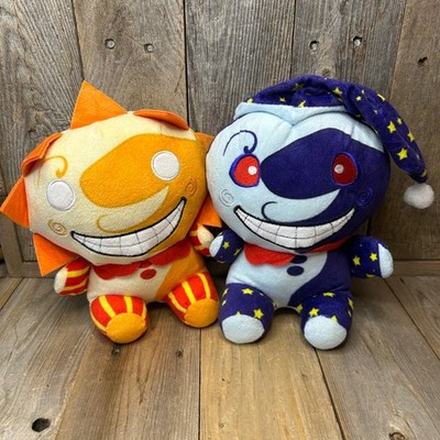 FNAF Security Breach Sun and Moon Plush Set Daycare Attendant Moondrop Sundrop