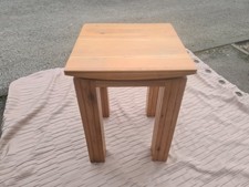 Solid Oak side Table, may be oak furniture land.