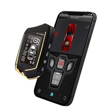 Car Anti-Theft Alarm Remote Starter System PKE Keyless Entry BT Remote Engine