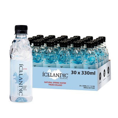 Icelandic Glacial Natural Spring Alkaline Water, 11.1 Fluid Ounce (Pack of 30)
