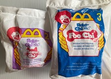 2001 Sega Robo Chi Pets McDonalds Happy Meal Toys Set of 2 New