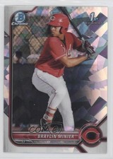 2022 Bowman Chrome Prospects Atomic Refractor Braylin Minier #BCP-93 4a7