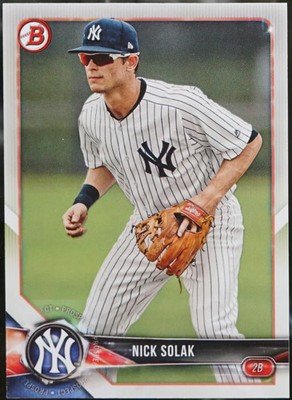 2018 Bowman - Prospects Baseball Nick Solak #BP104 NM