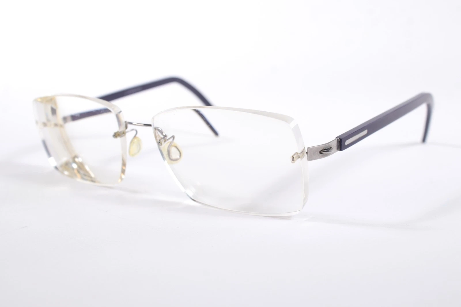 LINDBERG SPIRIT TITANIUM Eyeglasses T500 Men Black Rimless Glasses Frames 56 mm