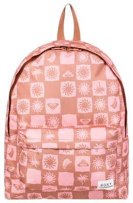 Roxy Sugar Baby Printed Backpack - Camel Sunsquare Ax - New
