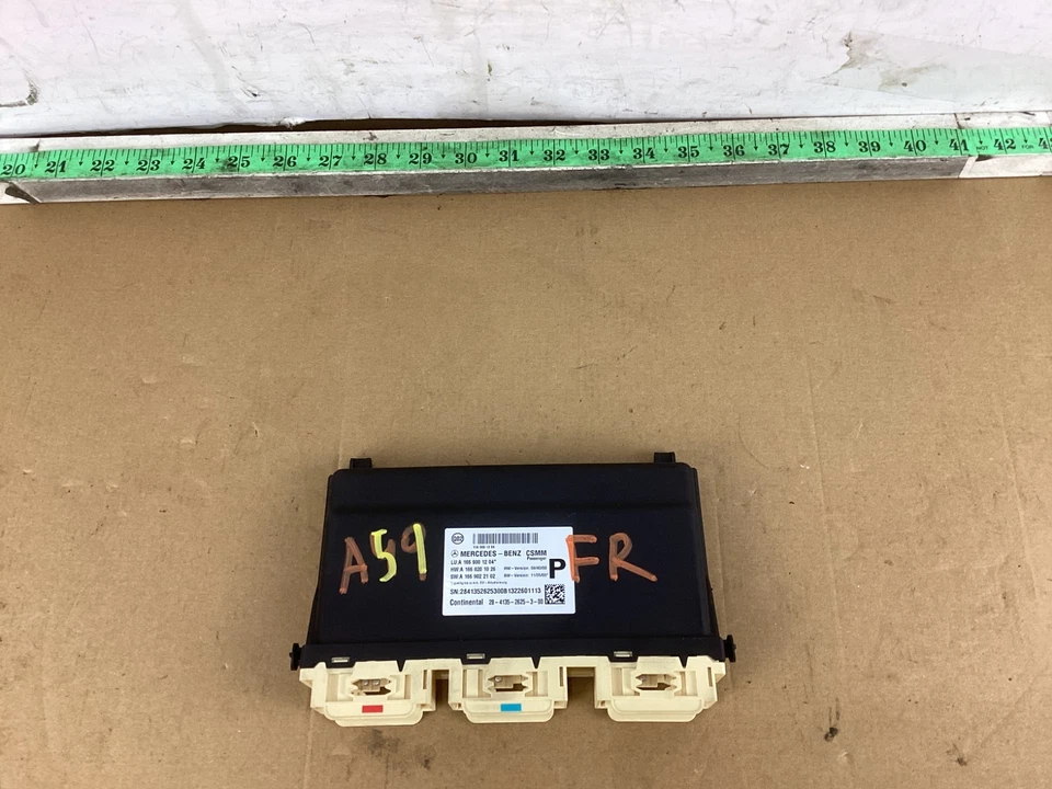 Módulo de control del asiento del lado derecho del pasajero Mercedes Benz GL450 X166 2013-2016 FABRICANTE DE EQUIPOS ORIGINALES Foto 2 de 4