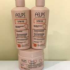 FELPS Professional UNIQ Multiblindagem Shampoo Conditioner 250ml Niaci,kit