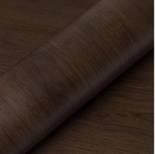 Adesivo Back Plastica Effetto Legno Vinile Autoadesivo - Rovere Marrone Legno Vinile Wrap 