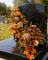 Grabgesteck Blumengesteck Grabschmuck KüNstliche Blumen FüR Das Grab