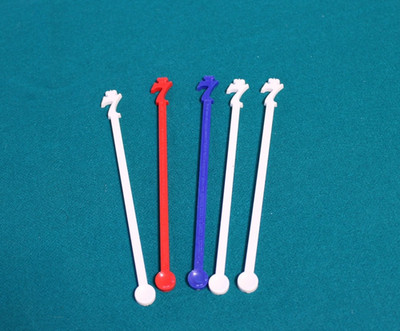 Seagram's 7 Crown  Blended Whiskey Vintage Drink Bar Stir Swizzle Sticks 5 Piece