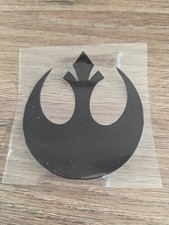 Rebel Allaince Star Wars  Black UVDTF Decal Made In USA Waterproof