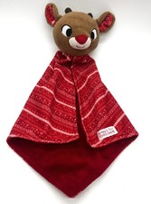 Rudolph the Red Nosed Reindeer Baby s 1st Christmas Lovey Red Security Blanket
