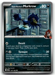 Team Rocket's Murkrow 127/182 Destined Rivals Uncommon