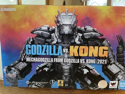 S.H.MonsterArts Mechagodzilla Silver Action Figure Godzilla vs. Kong 2021-MINT!!