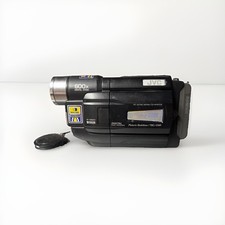 JVC GR-SXM240U GR S-VHS-C Handheld Camcorder LCD Black TESTED WORKING NO CHARGER