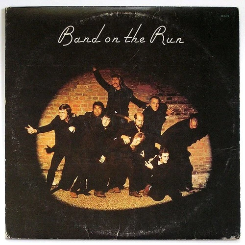 PAUL McCARTNEY WINGS Band On The Run 1973 LP Apple SO-3415 + Poster EX Vinyl