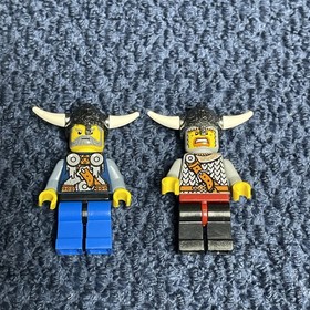 LEGO Vikings 7017 Viking Catapult versus the Nidhogg Dragon 100% Complete