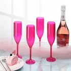 NEW Barbie Pink Plastic Champagne Glass Cup Bridal Party Baby Shower Outdoor Fun — photo 5