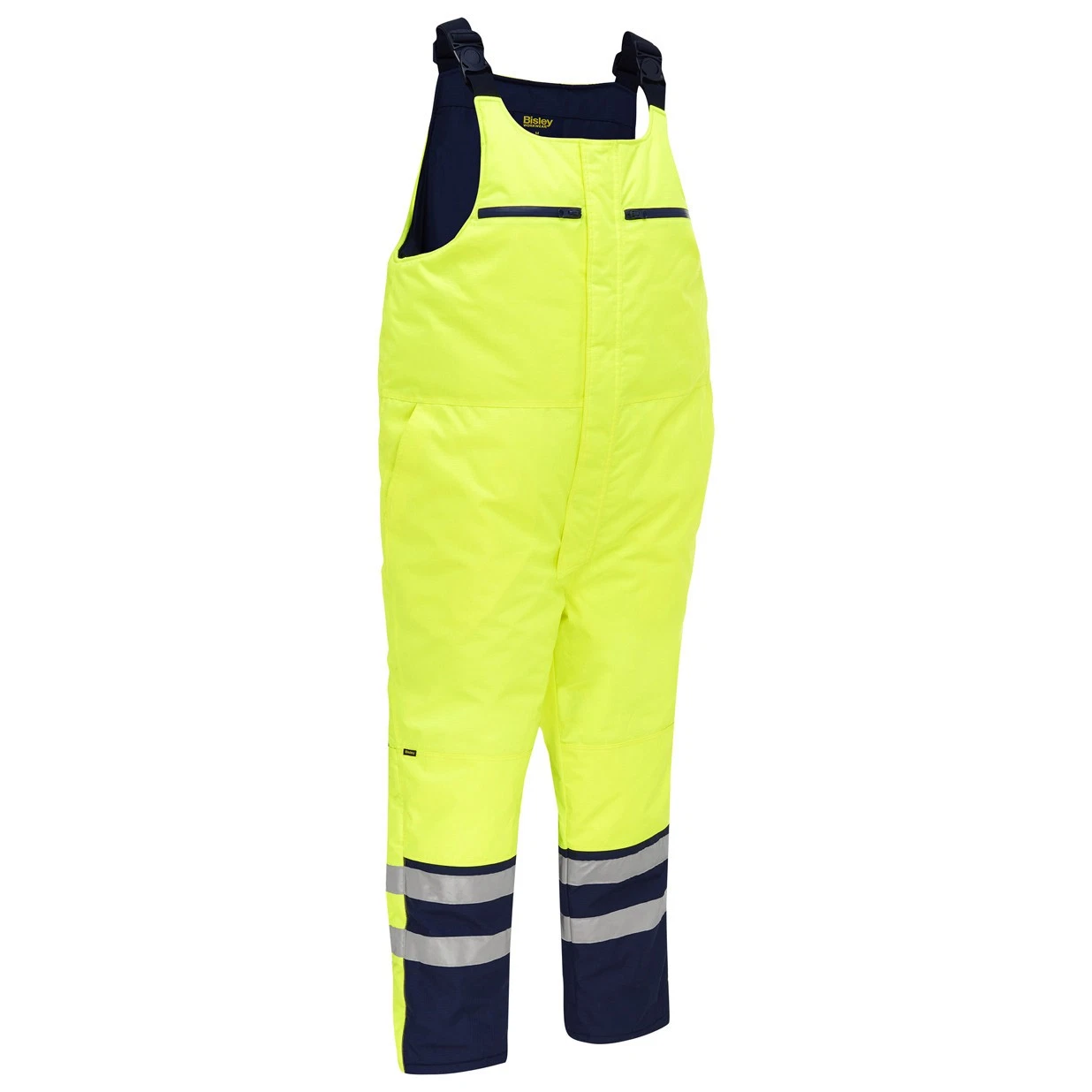 Bib Overall for Extreme Cold PIP Bisley #318M6452T Class E - Hi-Viz Lime - 1 PR image 2