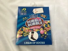 NIB Sockopath DUBBLE BUBBLE Candy Themed Socks For Women Or Men, Crew R10078A