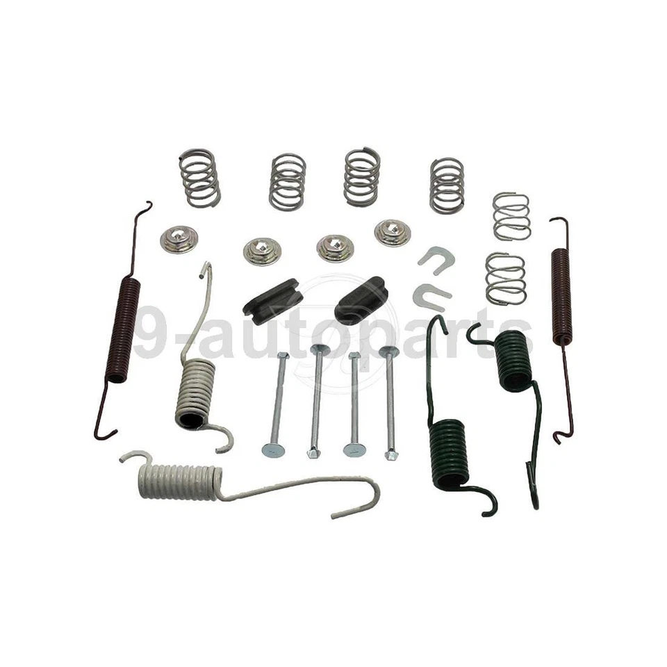 Kit de tambores y zapatas de freno trasero y herrajes para Ford Ranger 1998-2009 tambor de 9 pulgadas Foto 3 de 4