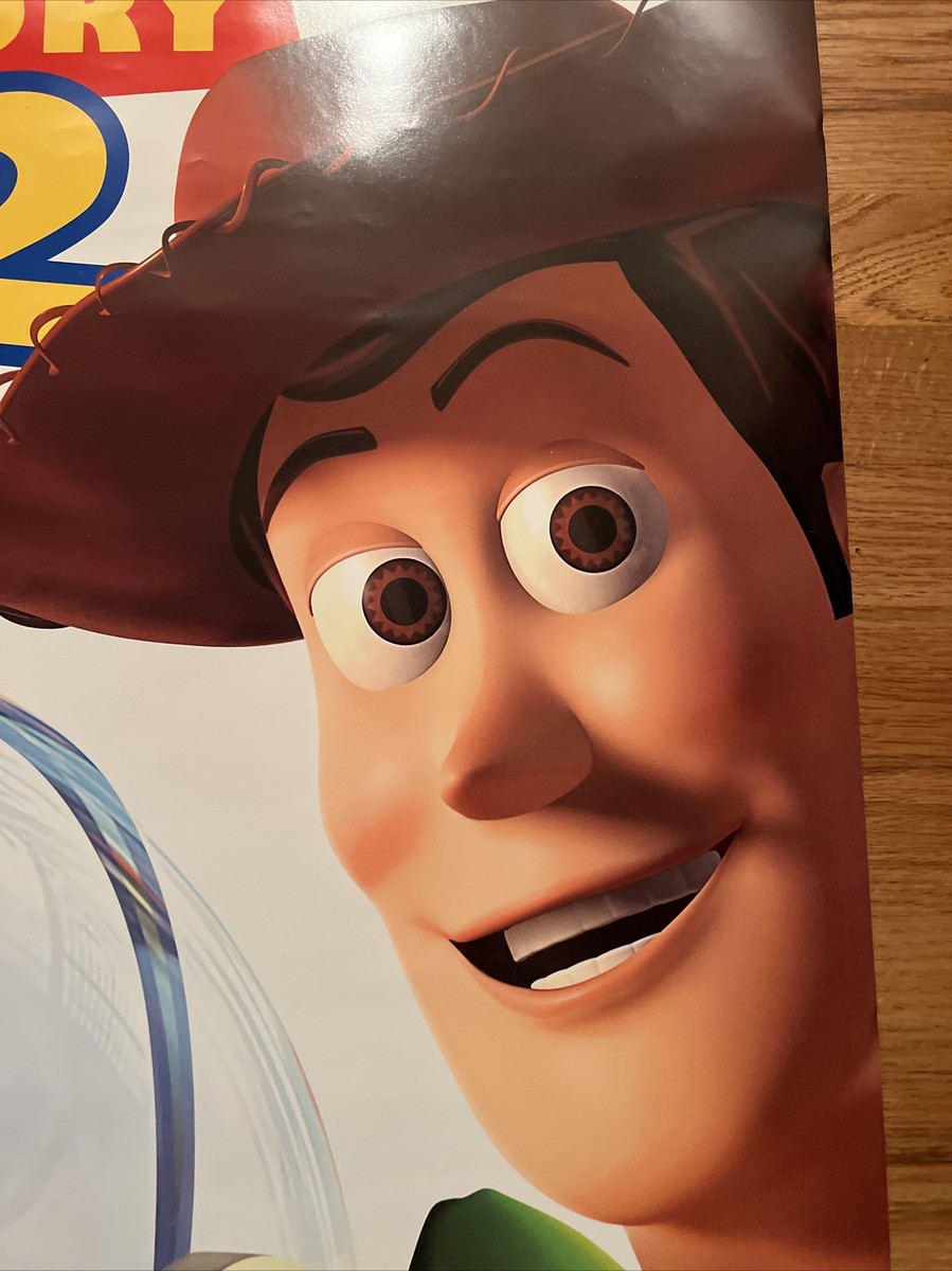 DISNEY Pixar TOY STORY 2 Original DS MOVIE POSTER Buzz Woody
